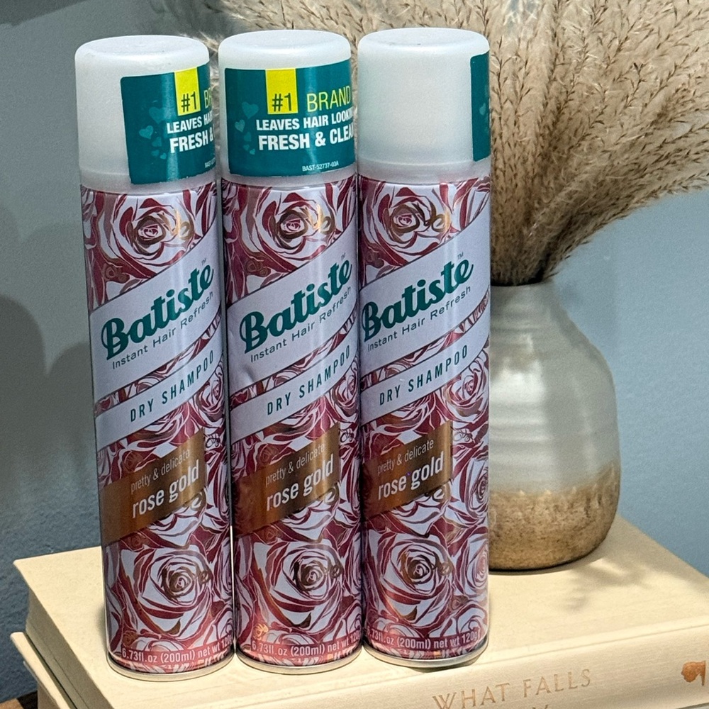 NEW Lot of 3x [Batiste] ROSE GOLD Dry Shampoo - Full size